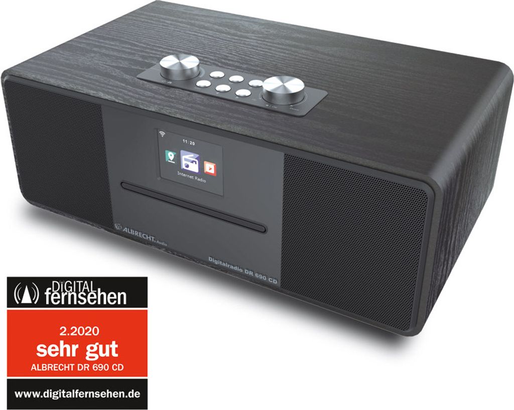 Albrecht DR690 CD, Hybridradio Produktbild 