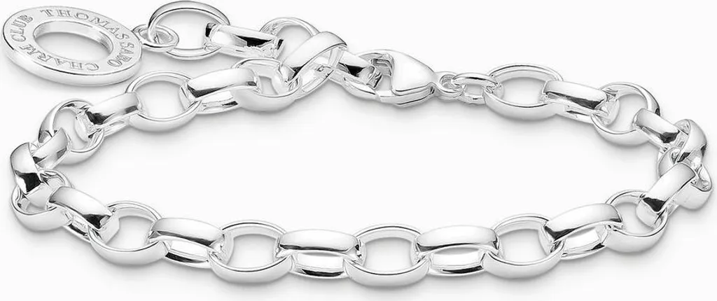 Bracelet en argent maille classique pour femme Thomas Sabo de 20 cm
