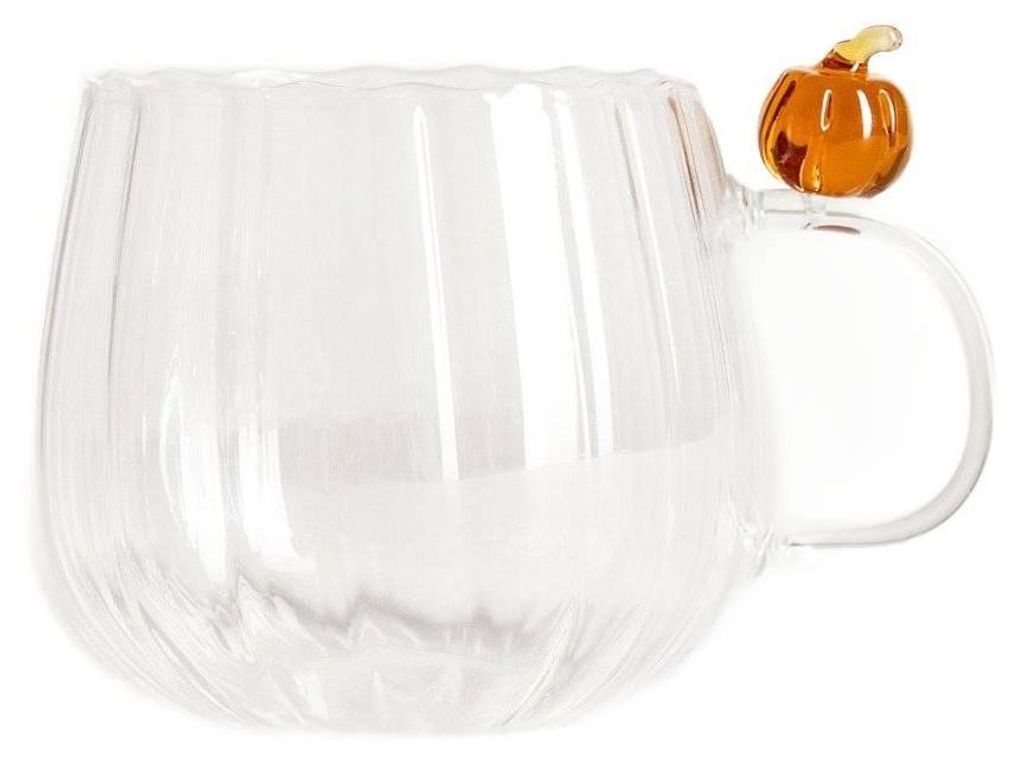 HOMLA Szklanka PUMPKIN z dynią na uchu 0,35 l Zdjęcie produktu 