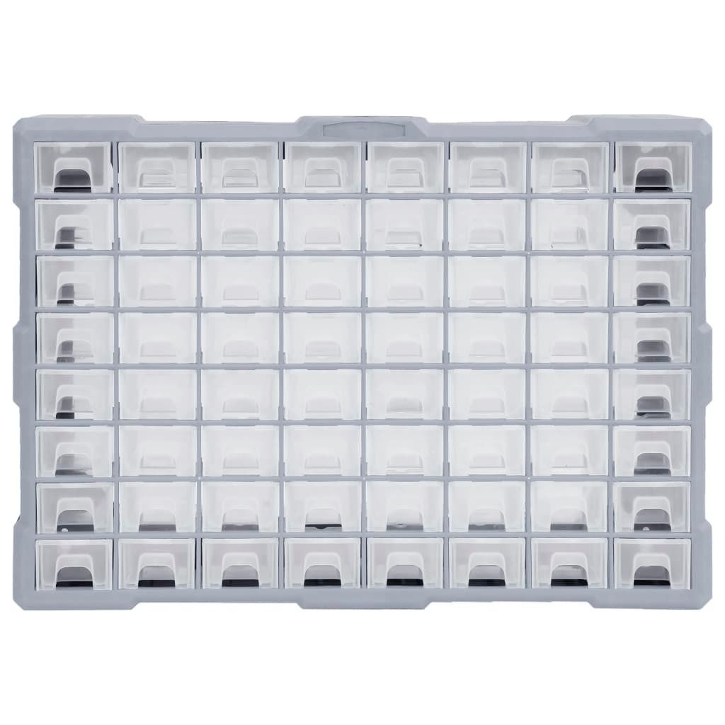 viaczásuvkový organizér vidaXL so 64 zásuvkami 52x16x37,5 Obrázok produktu 2