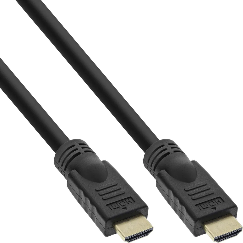 Cavo HDMI Professionale InLine 5m: Affidabilità 4K per Sale Riunioni