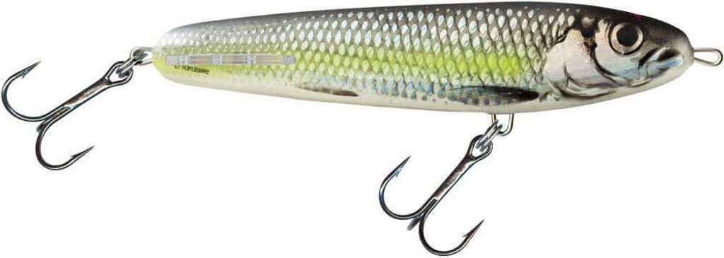 Salmo Sweeper Sinking 12cm - Glidebait, Jerkbait, Salmo Farben:Silver Chartreuse Shad
