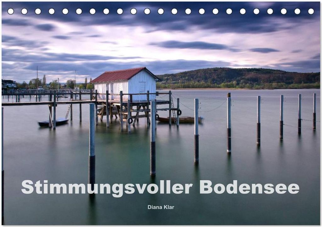 Stimmungsvoller Bodensee (Tischkalender 2026 DIN A5 quer), CALVENDO Monatskalender