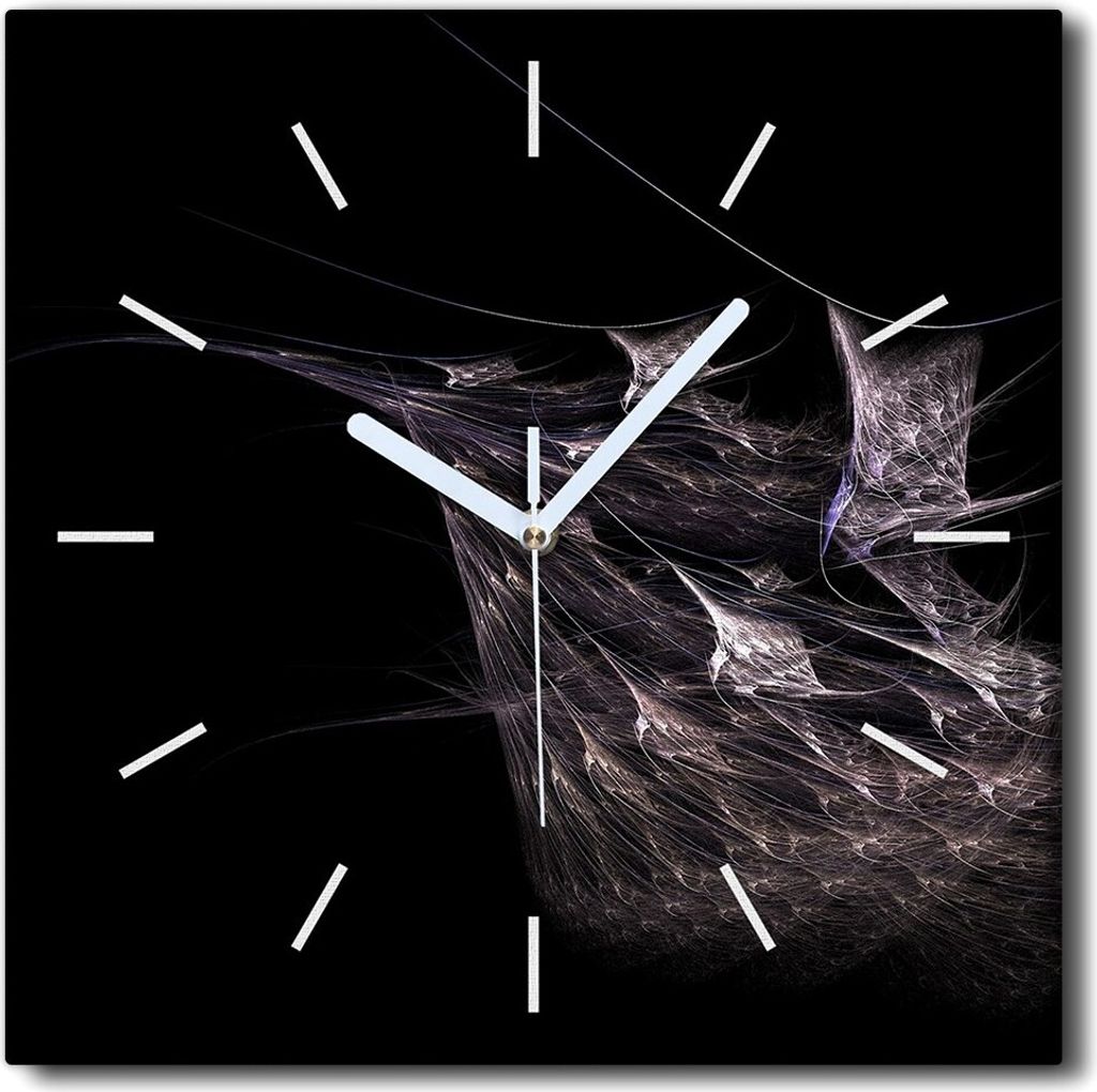 Coloray Uhr auf Leinwand 30x30 cm Wand Uhr Dekoration Produktbild 