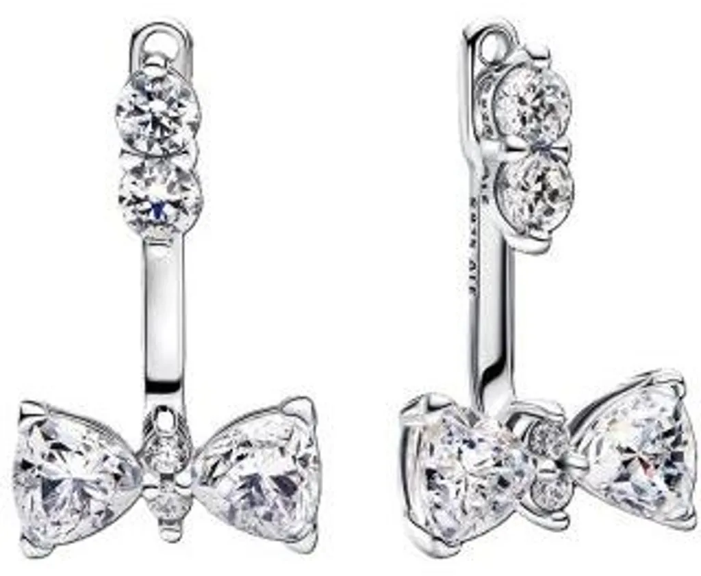 Regalo Perfetto: Orecchini Pandora 293543C01 Argento e Fiocco Zirconi
