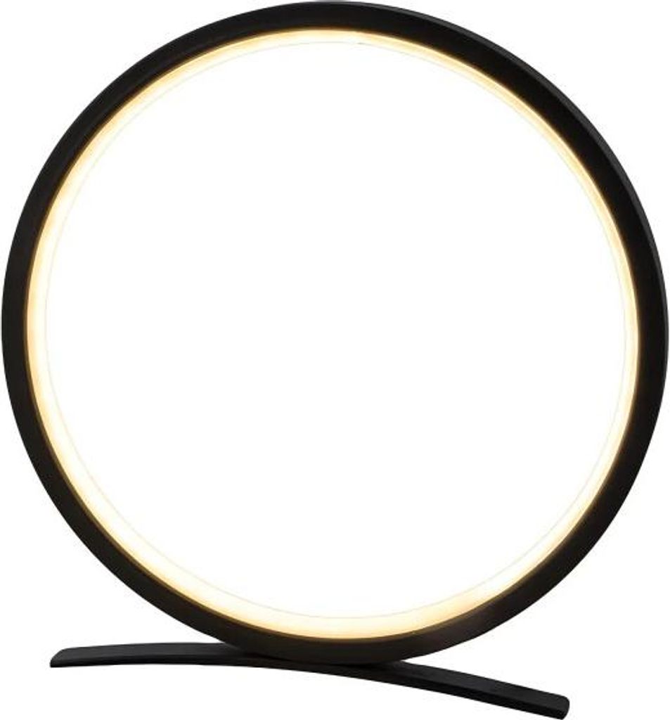 Verk 12363 Moderná okrúhla stolná LED lampa 25 cm, čierna Obrázok produktu 