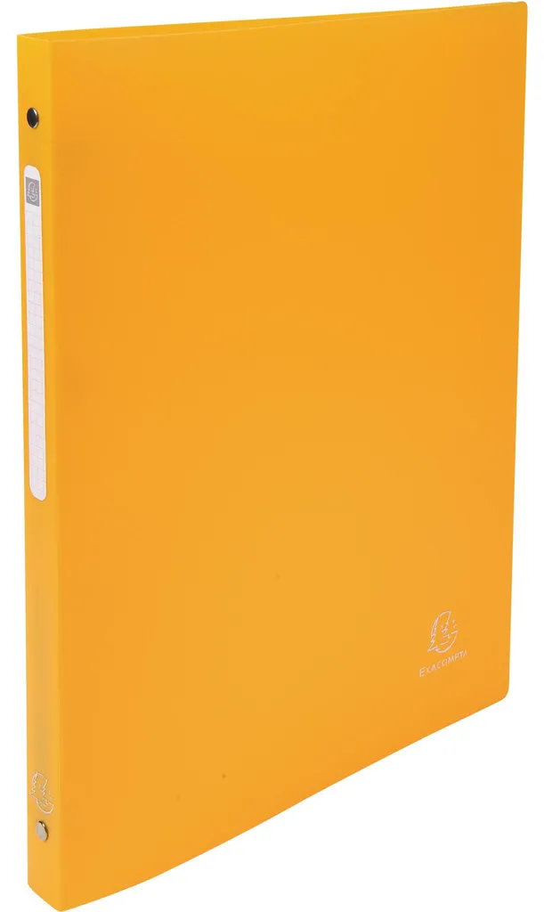 Classeur 4 Anneaux 15mm Opaque A4 Jaune Haute Résistance Lot de 20