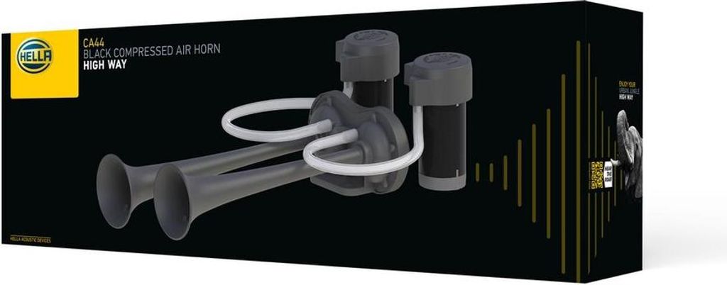 Horn TOP SOUND 12 V HELLA Aftermarket-Expertise universell für diverse Fzg.