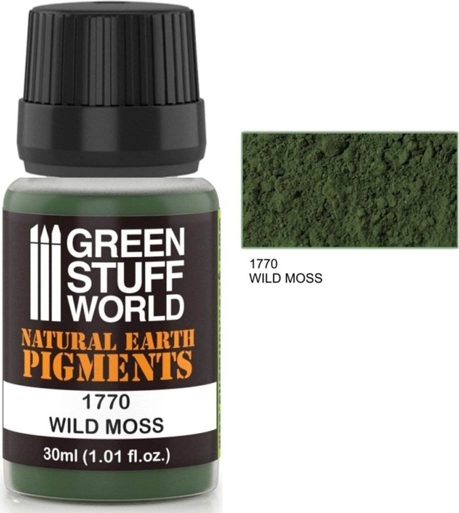 Green Stuff World GSW1770 - Pigment Wild Moss 30 ml - Neu