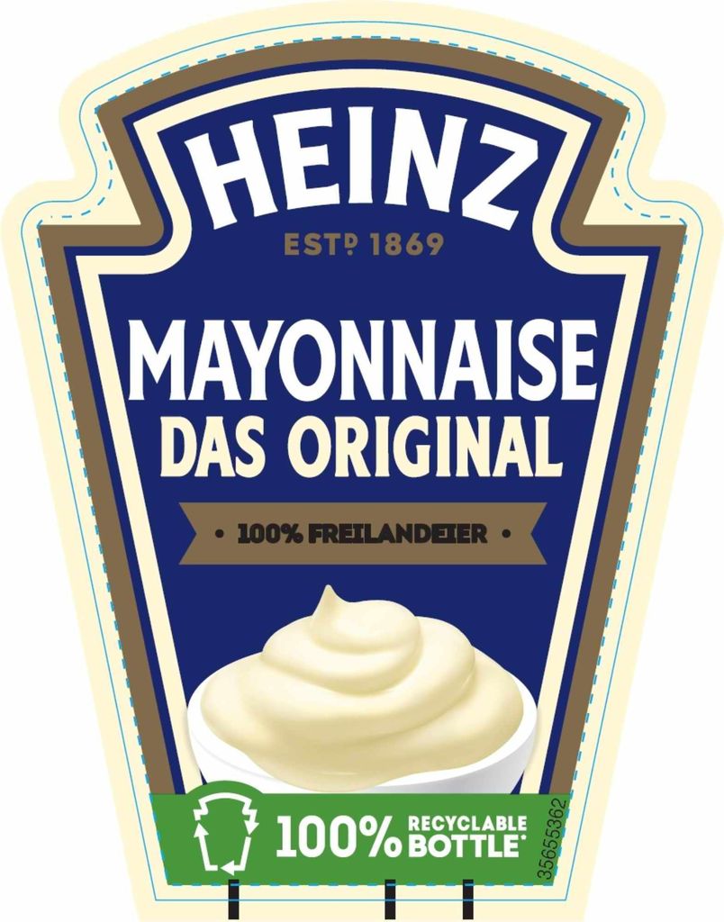 Heinz Einfach Lecker Mayonnaise Kopfstehflasche (495 ml) Produktbild 4