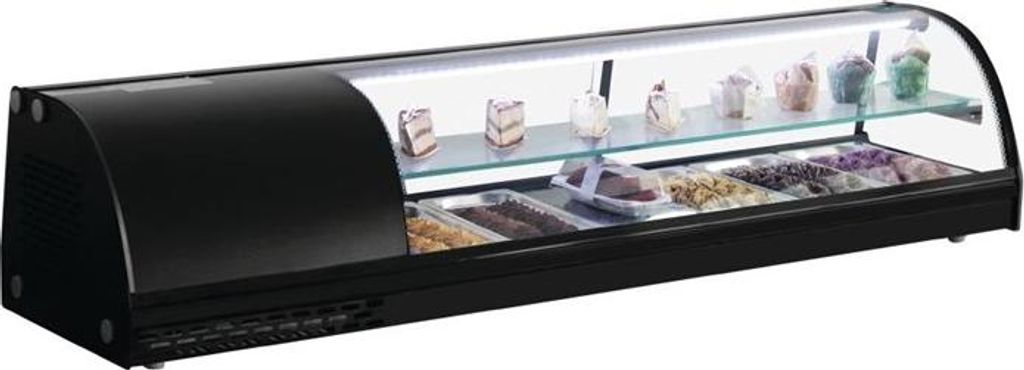 Polar Serie G Kühlvitrine Für Tapas 150Cm Produktbild 