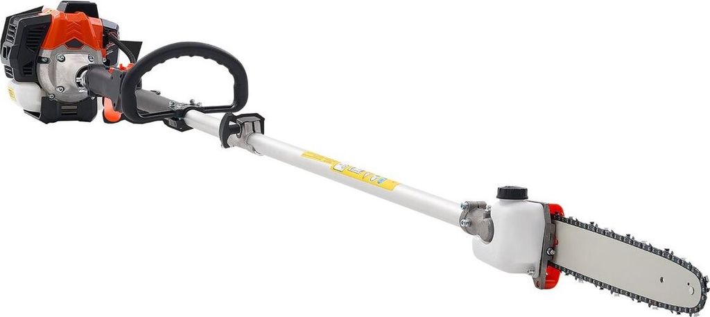 Gas Pole Saw, 25CC 2 Stroke Gas Powered Pole Saws with 30.5 cm Cutting Bar, Cordless Tree Trimmer with 650ml Fuel Tank, 2.12 to 3.62 m Extendable, ...