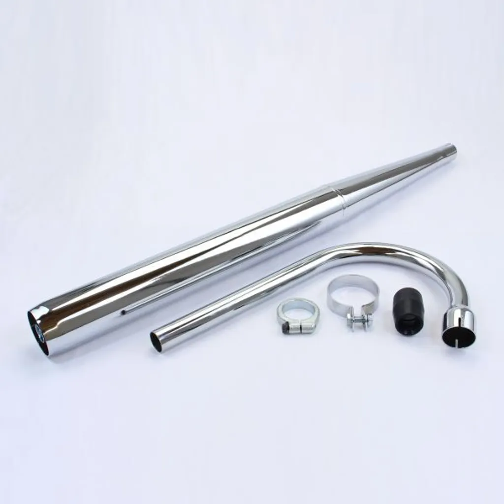 Réparer Échappement Zündapp GTS 50 : Kit Coude et Pot Type 529-054