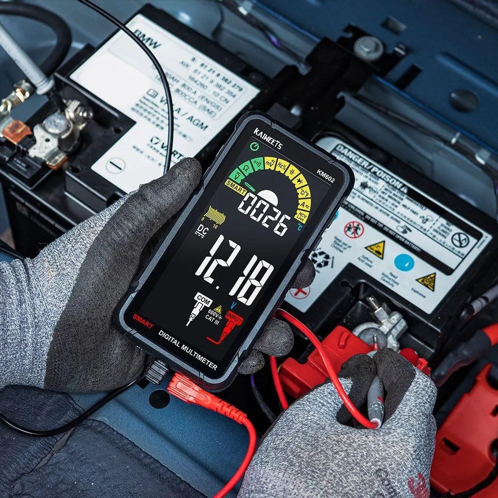 Multimètre numérique intelligent KM602 avec batterie rechargeable USB - 3