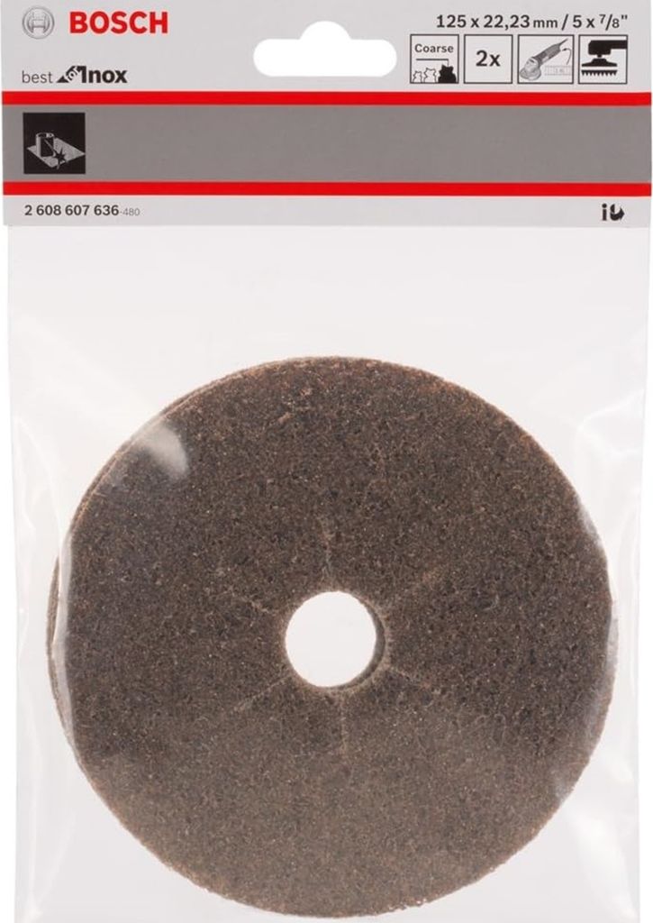 Bosch Reinigungsvlies + Zusatzblatt für Multischleifer 102 x 62/93 mittel / fein