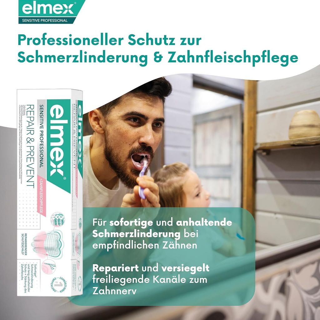 Elmex SENSITIVE PROFESSIONAL REPAIR & PREVENT Zahnpasta 75 Produktbild 3