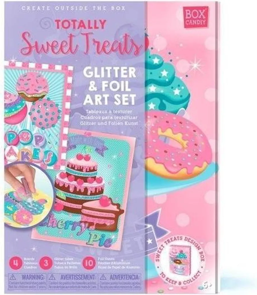 Coffret de Loisirs Créatifs Séquins et Paillettes Biscuits Gourmands