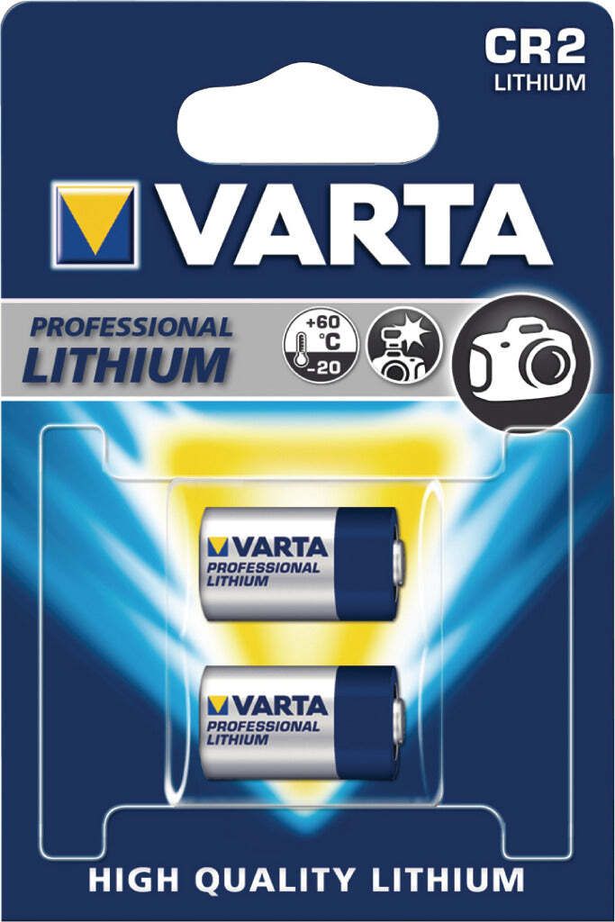 Bateria fotograficzna litowa Varta Cr 2 / 2 szt Zdjęcie produktu 