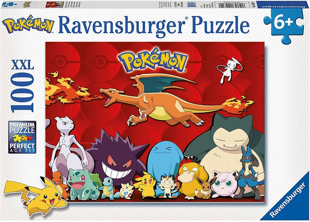 Ravensburger Pokemon 100 XXL, 100 kusů, Kreslené filmy, 6 Obrázek produktu 