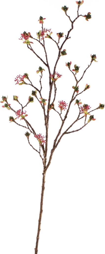 artplants.de Künstlicher Ahornzweig Joachim, Knospen, rosa - grün, 110cm - Kunst Ahorn - Künstlicher AST