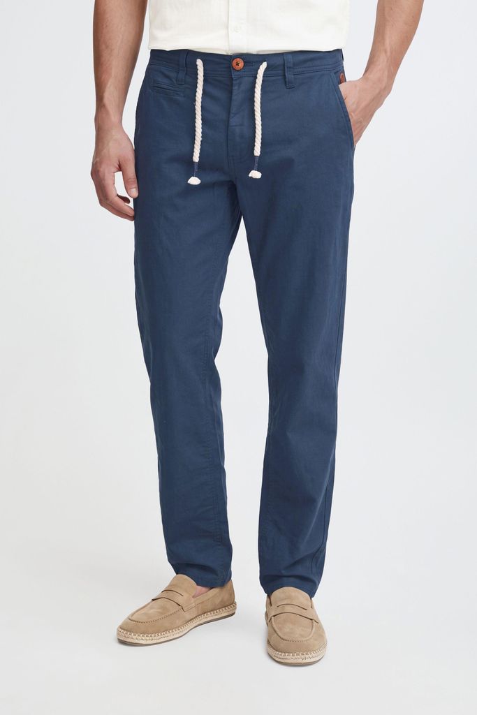 BLEND BHLanias Herren Leinenhose Sommerhose Lange Stoffhose Produktbild 