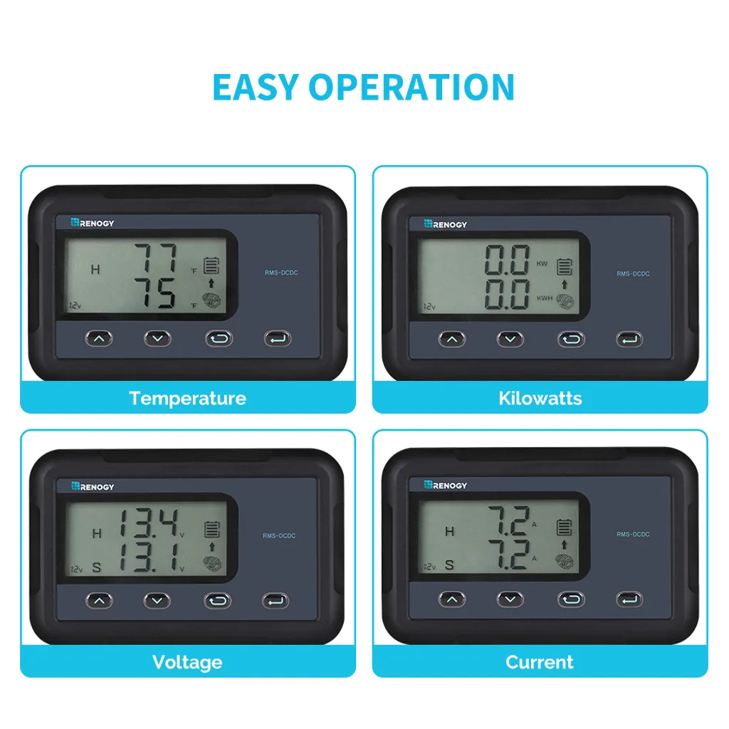 Écran LCD rétro-éclairé avec interface conviviale pour chargeur MPPT - 2