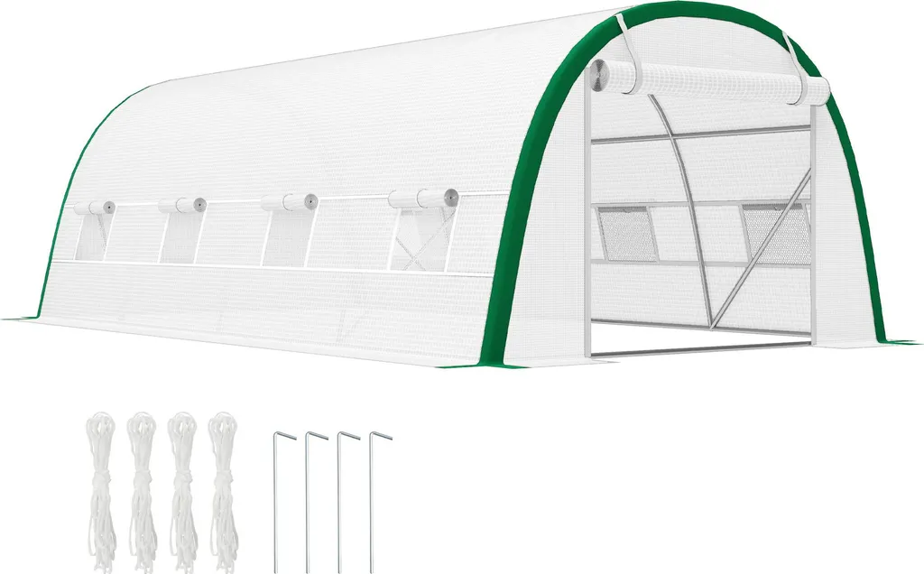 Serre Tunnel 18m² Anti-UV et Anti-Gel pour Réussir vos Récoltes de Tomates