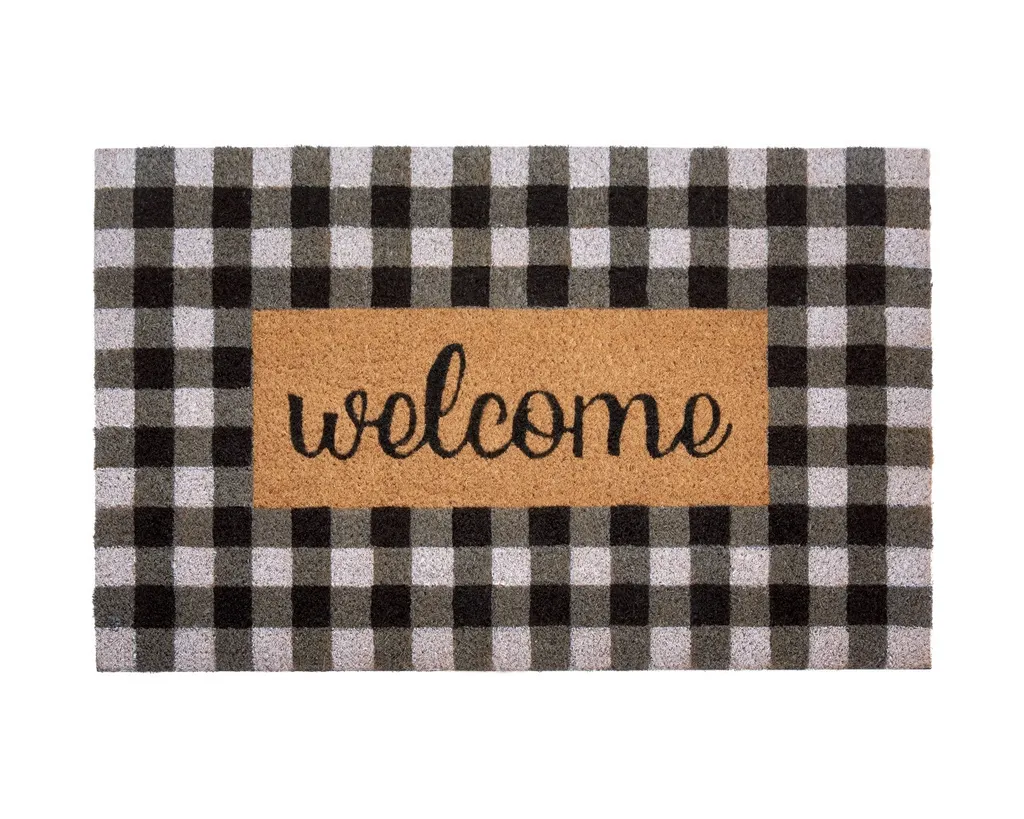 Paillasson d'entrée 45x70 cm - Tapis de bienvenue robuste pour la maison