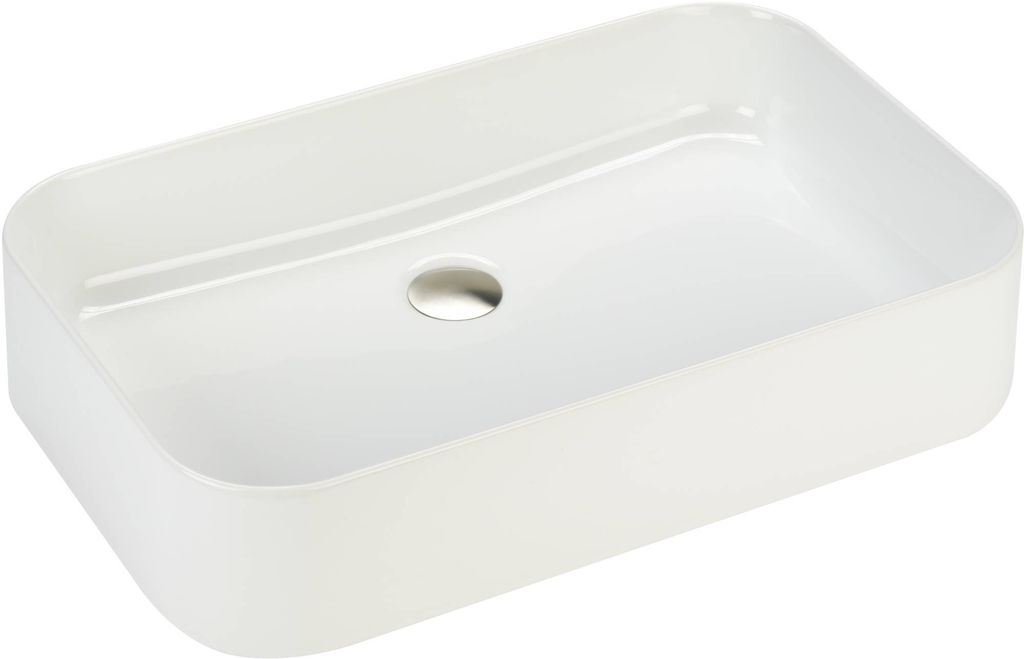 Ben Simone Aufsatzwaschbecken Waschbecken für Gäste WC Waschplätze in Keramik