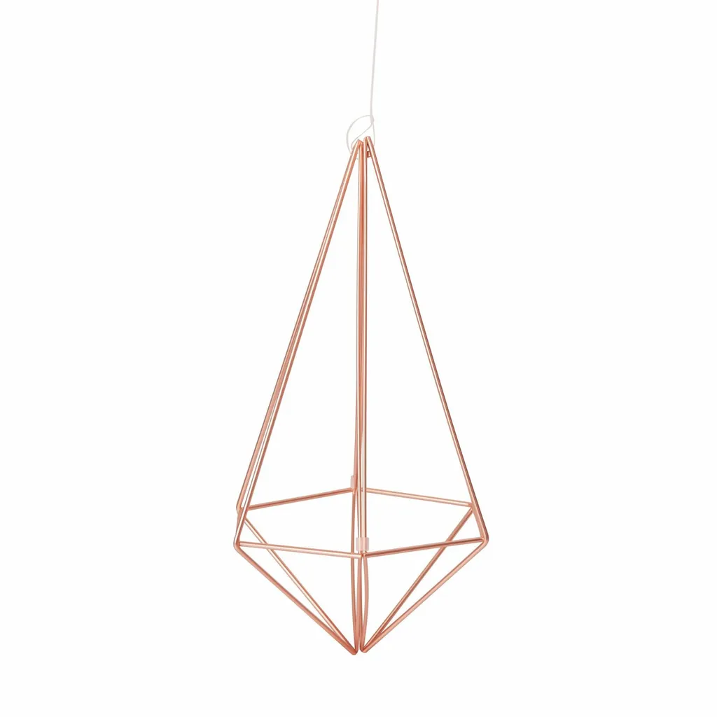 Décoration Murale Métal Design Géométrique Cuivre Umbra Prisma Lot de 3