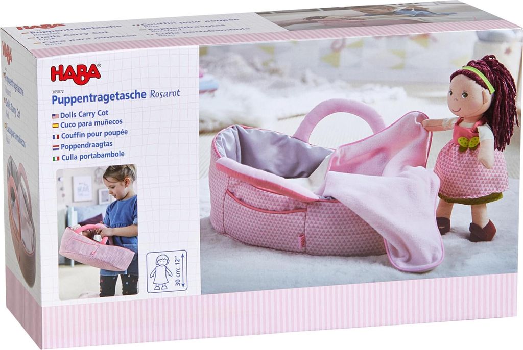 Borsa per bambole HABA rosa rosso Immagine del prodotto 