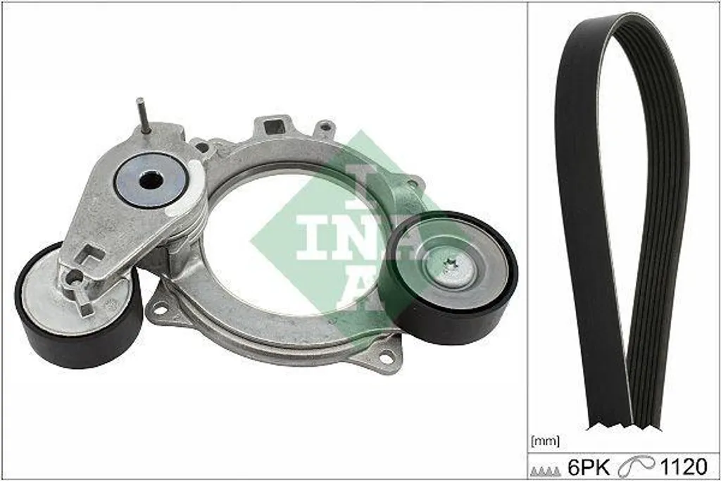 Kit courroie trapézoïdale INA 529 0573 10 pour AUDI A4 B9 Avant 8W5