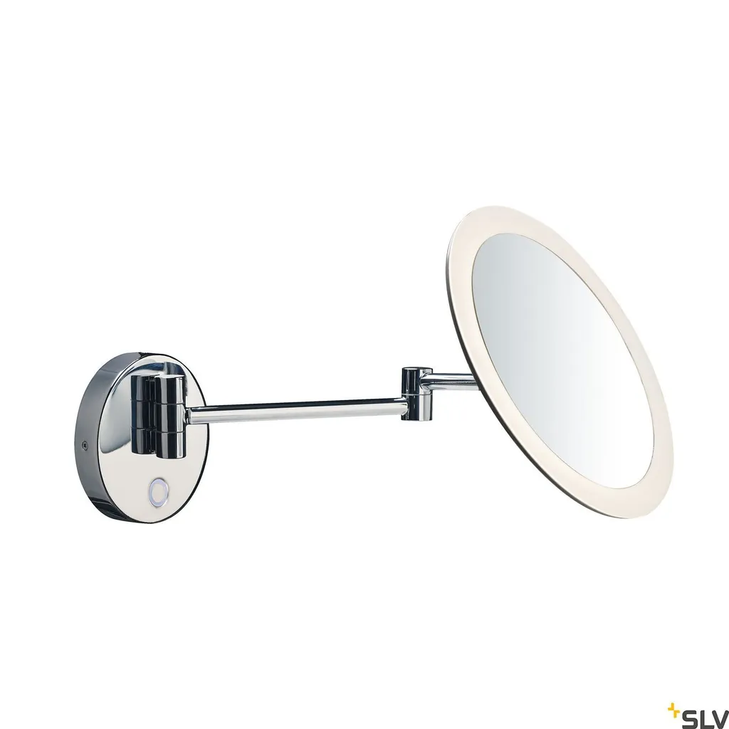 Applique LED maquillage MAGANDA WL Chrome avec bras articulé orientable