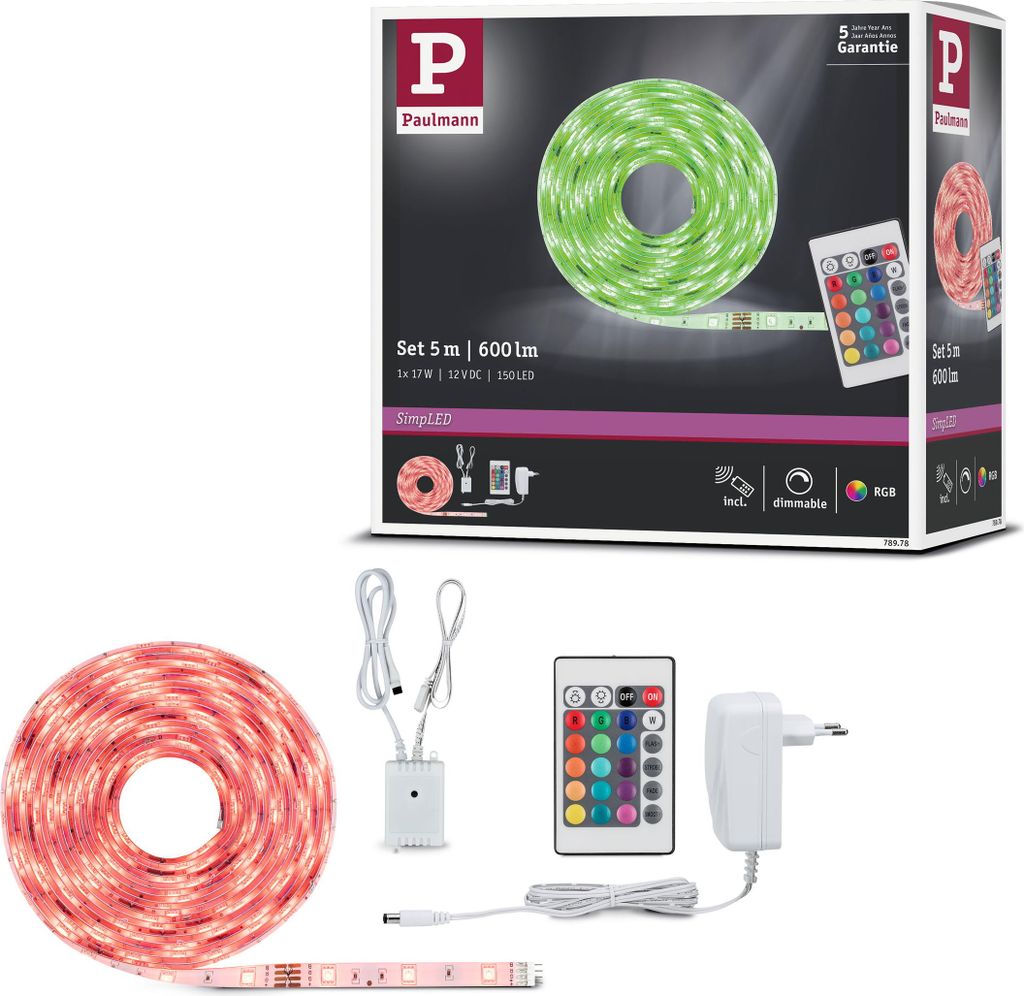Paulmann SimpLED LED Strip RGB Komplettset