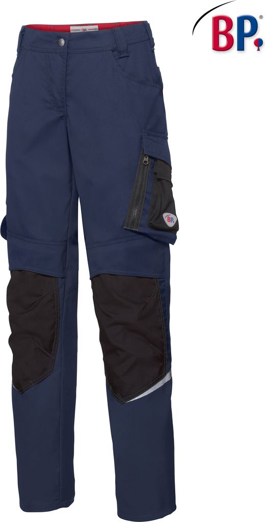 BP Arbeitshose für Damen - nachtblau/schwarz - 46n