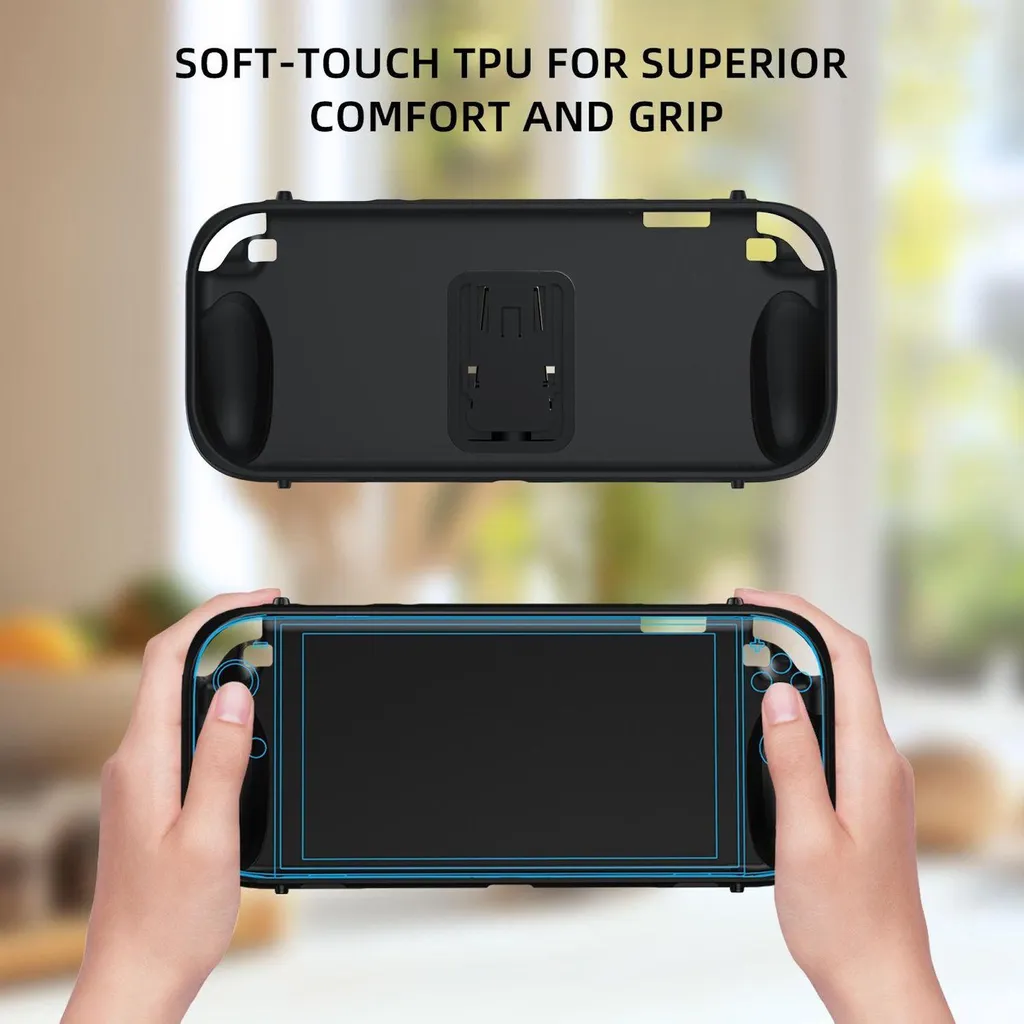 Custodia Protettiva Nintendo Switch 2 TPU | Supporto Stand e Anti-Urti - 4