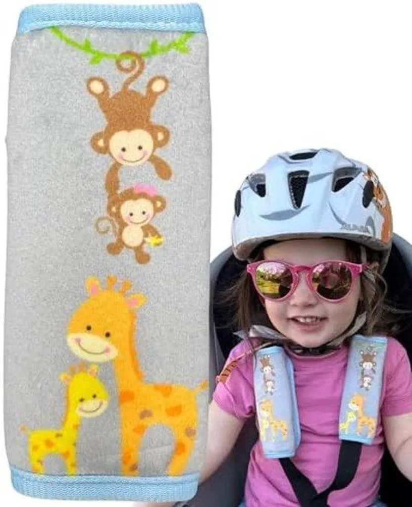 Coussinet de protection poussette et siège auto pour bébé - Lot de 2