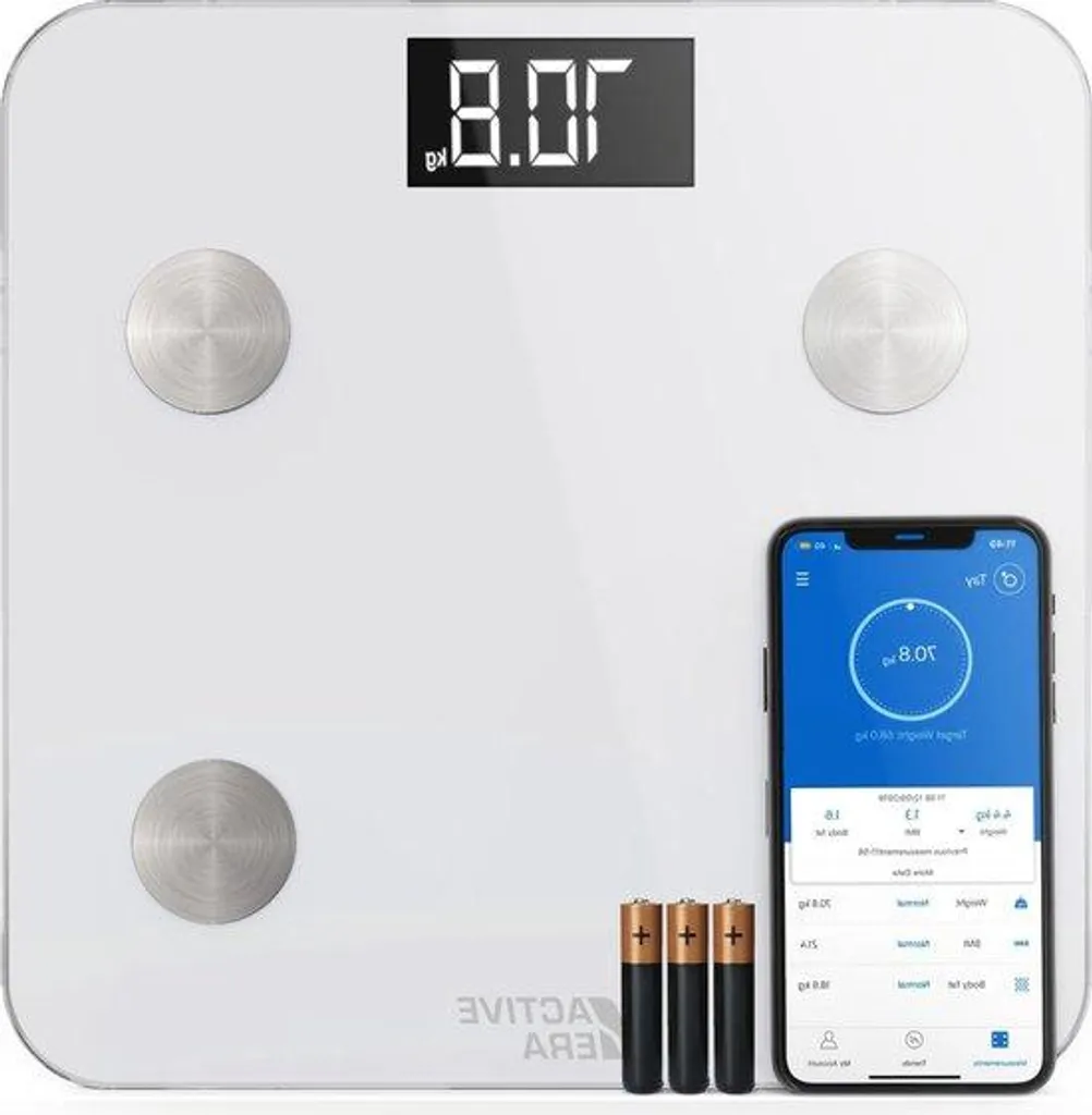 Pèse-personne intelligent Bluetooth idéal pour suivi de poids régulier