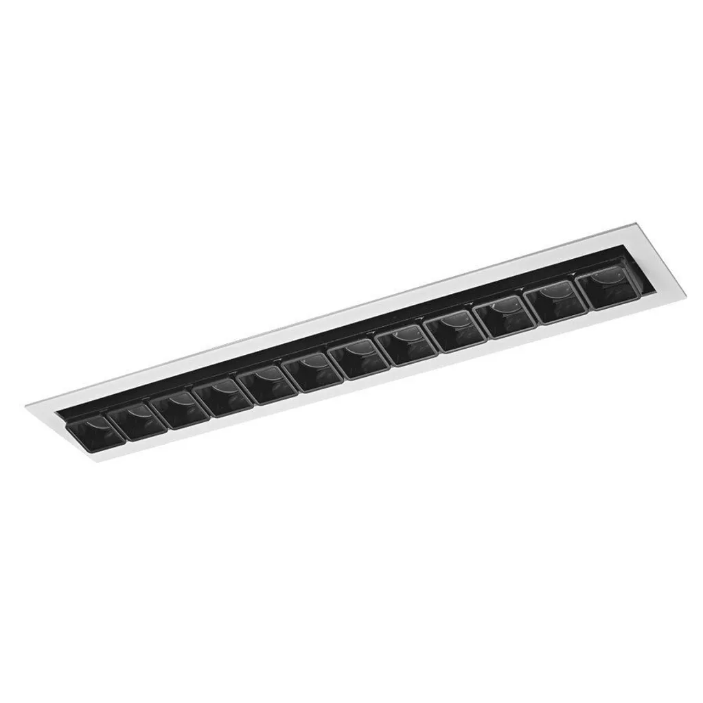 Applique LED IP65 Italux Erba 5W 3000K : design noir et robuste