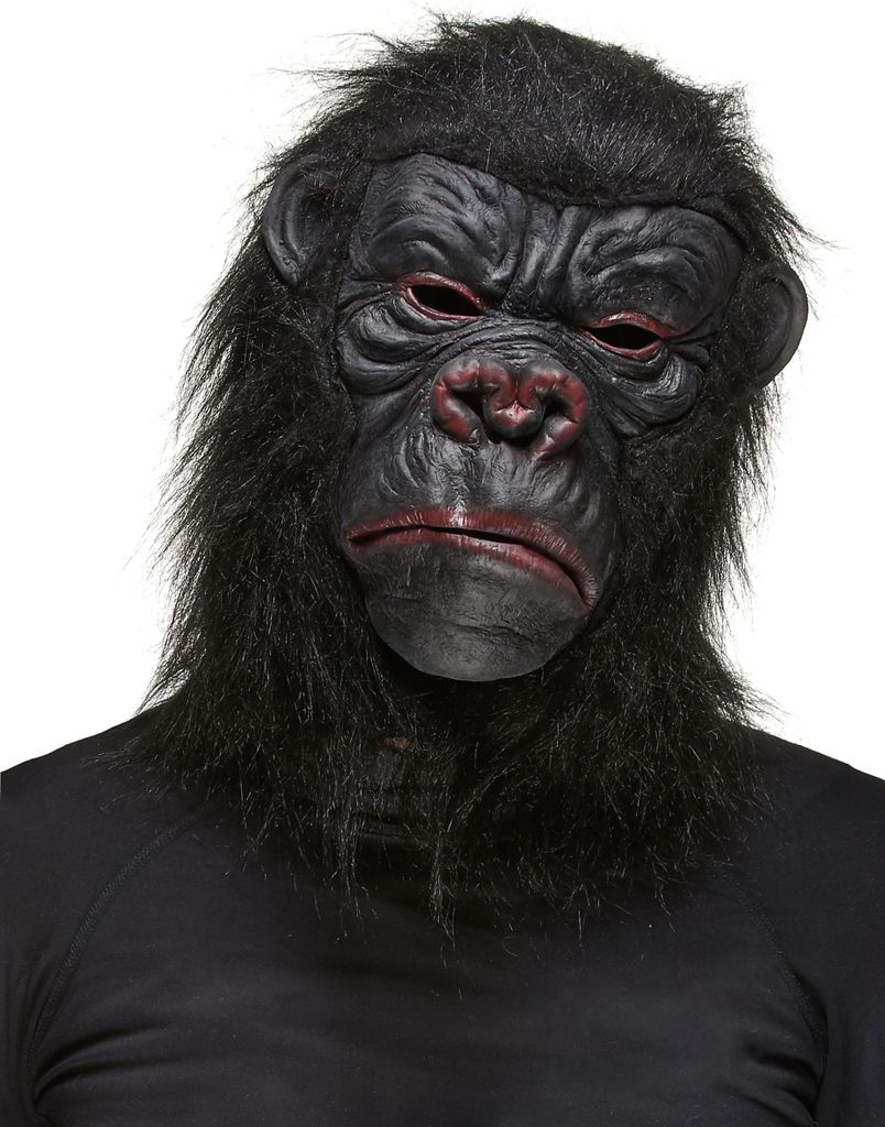 Masque de singe gorille noir - taille unique Image du produit 