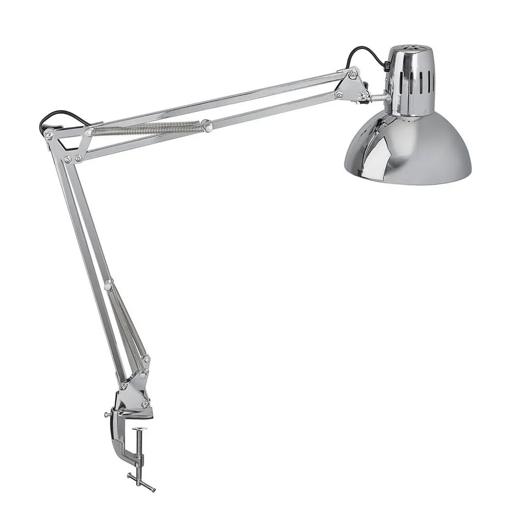 MAULstudy Lampe de Table Argent à Fixation par Pince Culot E27 MAUL - 3