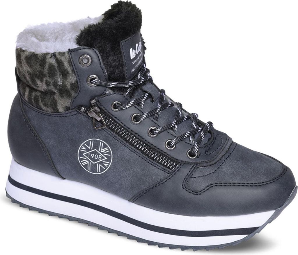 Lee Cooper Damen Trapper-Stiefel navy blau 38