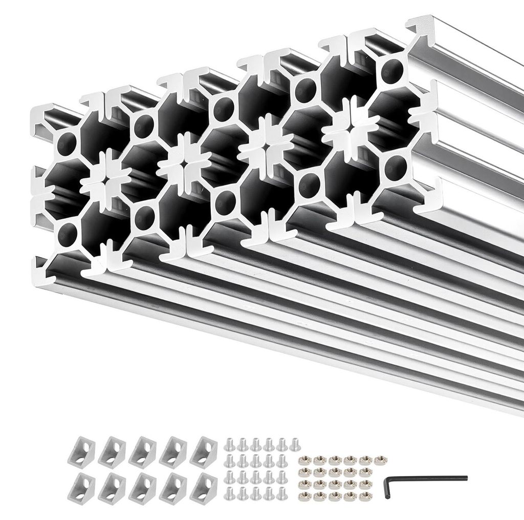 SucceBuy 2020 Profilés en aluminium, lot de 10 pièces de Image du produit 