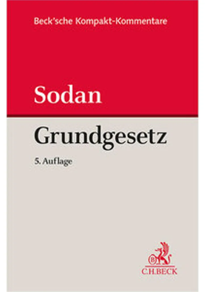 Livre de Droit Constitutionnel Grundgesetz Allemand pour Étudiants en 2024