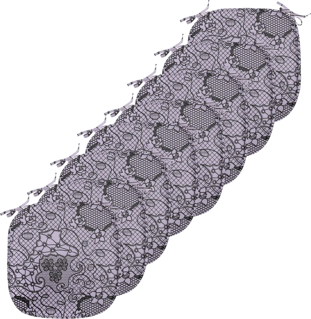 Coussins de Cuisine Impermeables pour Chaise Lot de 8 Violet 40x40 cm