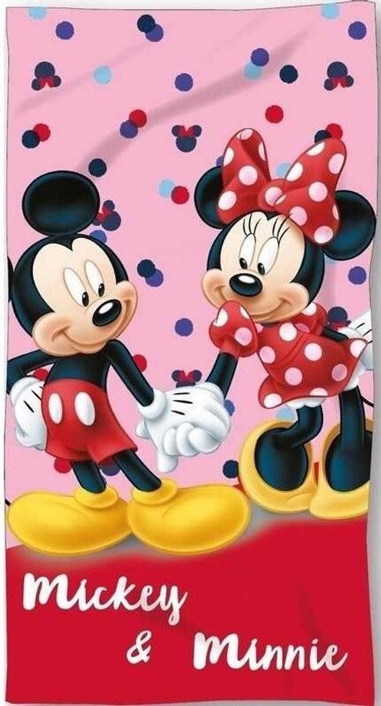 Disney Mickey & Minnie Strandtuch aus Mikrofaser