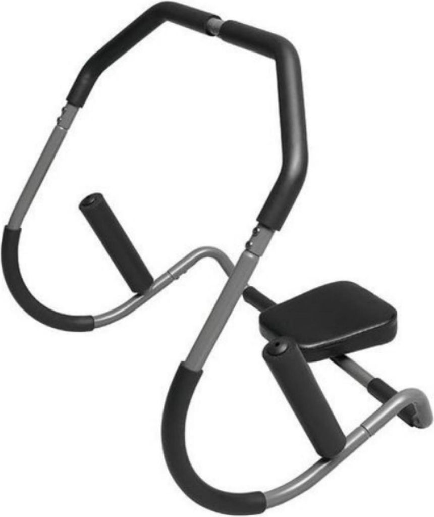 CRIVIT Bauchmuskeltrainer Hometrainer Fitness mit Kopf- und Nackenpolster