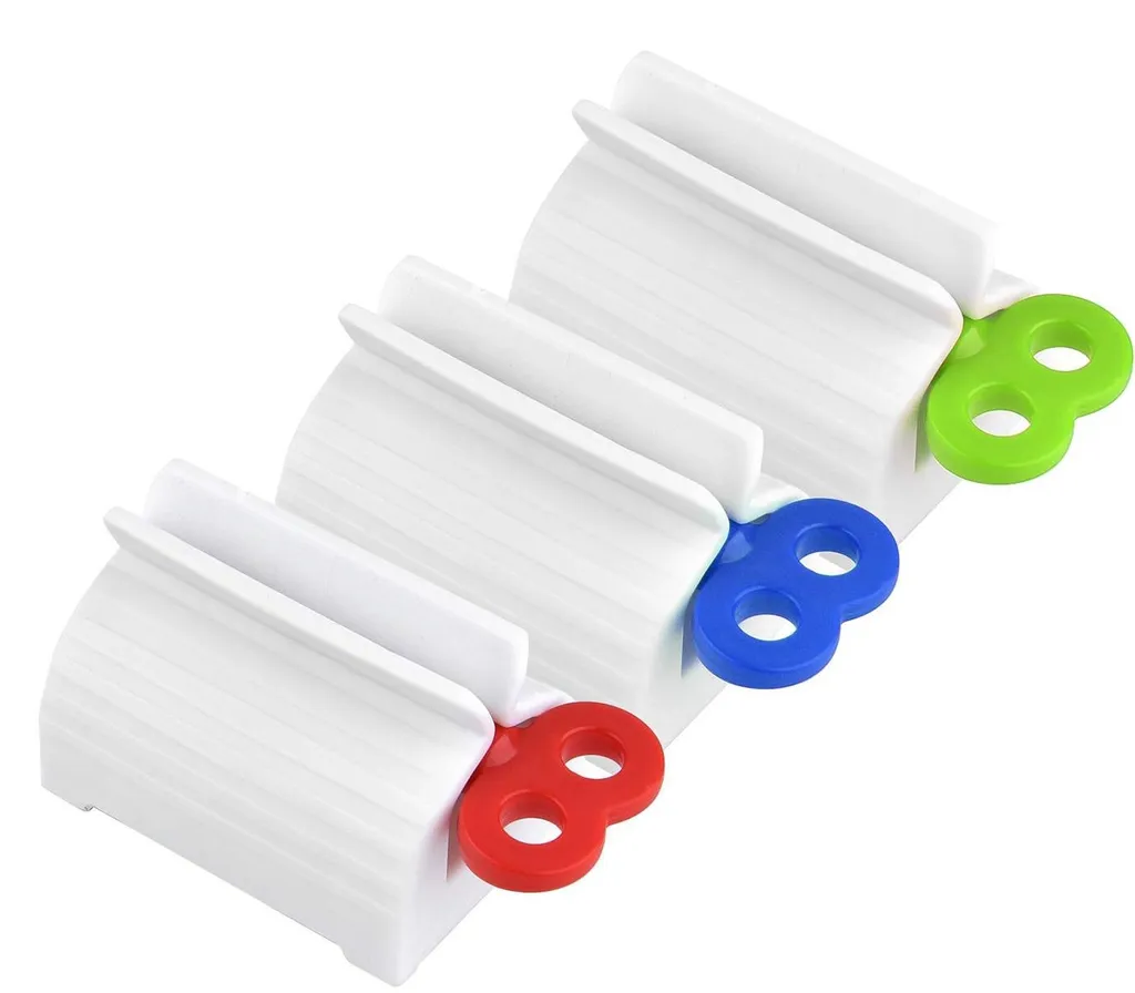Presse-tube dentifrice lot de 3 : fini le gaspillage de vos crèmes et soins