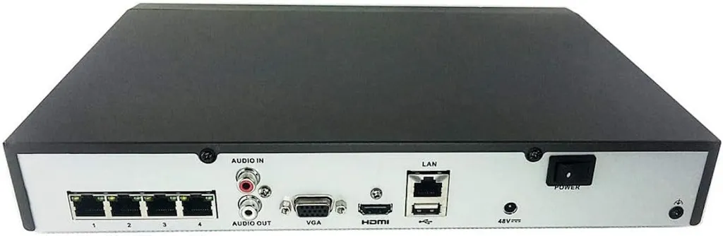 HiLook NVR-104MH-C/4P(D) Enregistreur Vidéo 4 Canaux PoE 8MP Hikvision