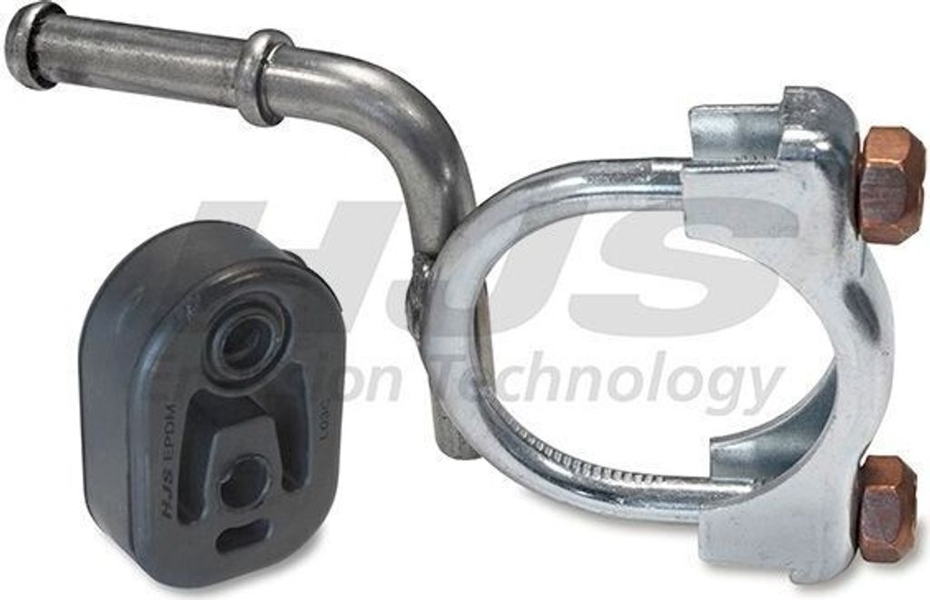 HJS Auspuffhalter passend für MERCEDES-BENZ E-Klasse Limousine (W211) Links Auspuffanlage Montageteil 82 13 4350